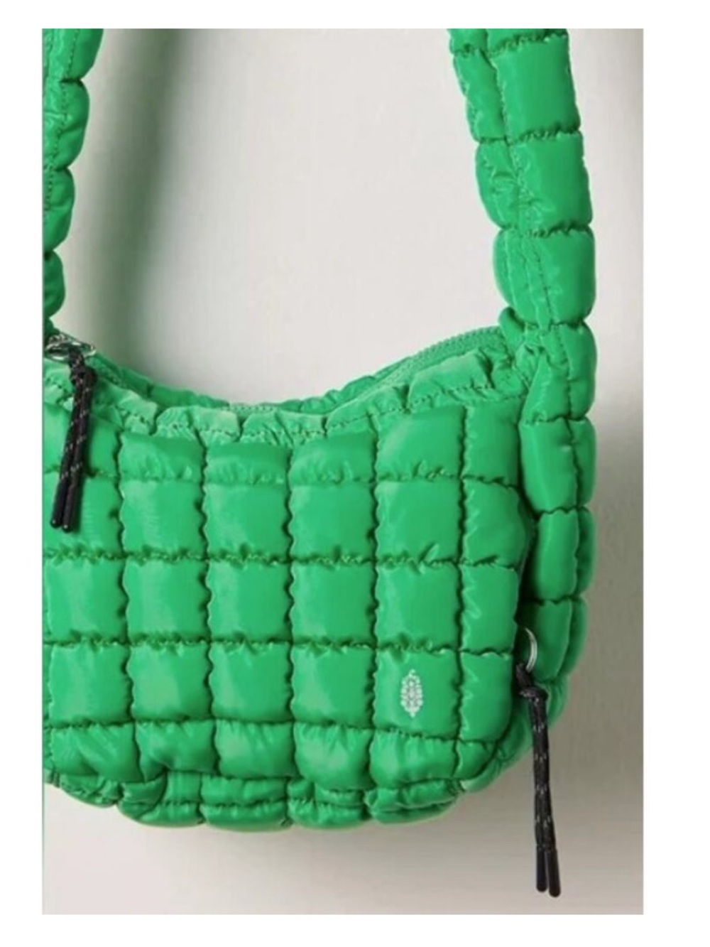 Free People Movement Quilted Baby Carryall Sling Bag, NWOT, Kelly Green - Picture 2 of 6